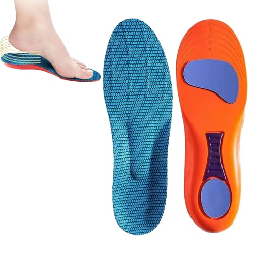 YCYATS Norelie Einlegesohle, ComfySole Komfort Orthopädische Einlegesohlen für Herren & Damen (Blau, 37-38) von YCYATS