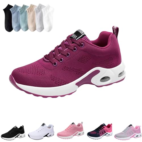 YCYATS Orthoback Schuhe OrthopäDische Schuhe Damen Herren Orthoshoes Cloudwalk Pro - Ergonomischer Schmerzlinderungs-Schuh (Purple, Erwachsene, Damen, 38, Numerisch, EU Schuhgrößensystem, M) von YCYATS