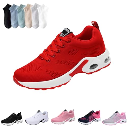 YCYATS Orthoback Schuhe OrthopäDische Schuhe Damen Herren Orthoshoes Cloudwalk Pro - Ergonomischer Schmerzlinderungs-Schuh (Red, Erwachsene, Damen, 39, Numerisch, EU Schuhgrößensystem, M) von YCYATS