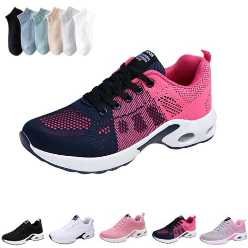 YCYATS Orthoback Schuhe OrthopäDische Schuhe Damen Herren Orthoshoes Cloudwalk Pro - Ergonomischer Schmerzlinderungs-Schuh (Rose-red, Erwachsene, Damen, 37, Numerisch, EU Schuhgrößensystem, M) von YCYATS