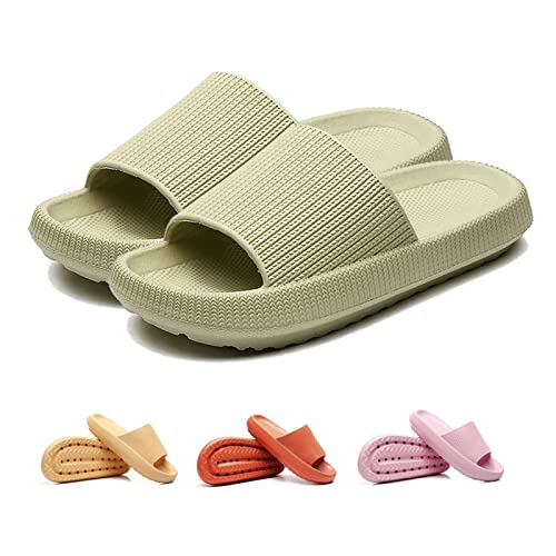 YCYATS Orthoslipper Original Cozyslides Für Maximalen Komfort EVA Wolkenschuhe Hausschuhe Damen Herren Slippers (Light Green, Erwachsene, Damen, 44, Numerisch (von/bis), EU Schuhgrößensystem, 45, M) von YCYATS