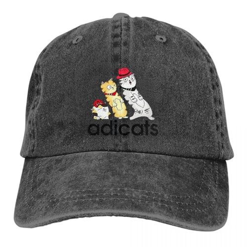 Basecap aus neutraler reiner Baumwolle für Sonnenschutz im Sommer Adicats Basecap Lustige Streetwear Unisex-Teens Washed Trucker Hut Sonnenblende Design Jagd Camping Snapback Cap Geschenk Geschenk von YCYLYLYC