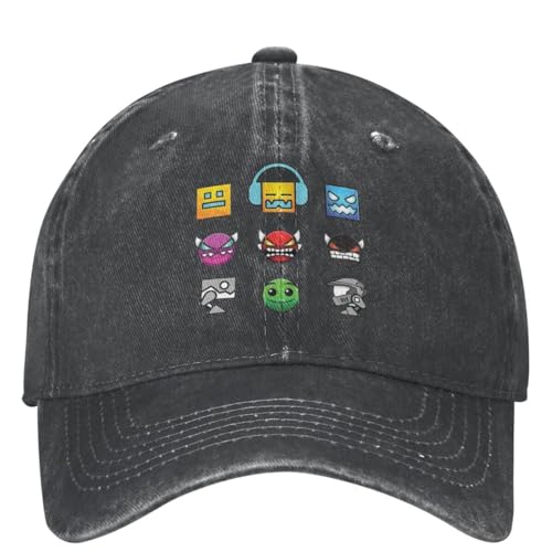 Neutral Geometrie Dash Casual Baseball Cap Klassisch Druck Jagd Camping Hip Hop Hüte Sommer Unisex Männer Stilvoll Snapback Cap Mode Neutral Geometrie Dash Casual Baseball Cap Klassisch Druck Jagd Camping Hip Hop Hüte Sommer Unisex Männer Stilvoll Snapback Cap Mode von YCYLYLYC