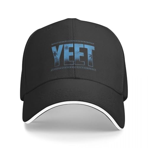 YCYLYLYC Blau Jey USO Yeet Camping Baseball Caps Für Damen Unisex Männlich Strand Sonnenschutz Hut Snapback Cap von YCYLYLYC