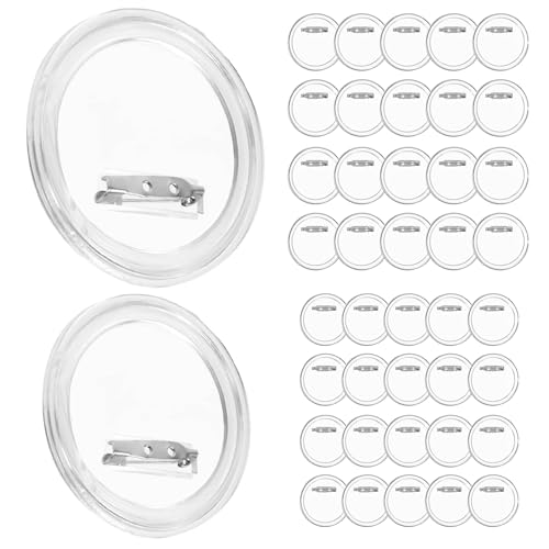 buttons anstecker 40 Stück buttons selber machen button zum selbstgestalten DIY Transparente Buttons Acryl Button Abzeichen für Bastelbedarf DIY Abzeichen Schulprojekte Foto Bild Kleidung von YCZCHE14