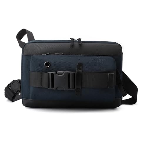 YChoolco Taktische Schultertasche for Herren Umhängetasche mit Kabelloch for Aufhängen Verstellbare Brusttasche for Wandern Camping Und Angeln(Blue) von YChoolco