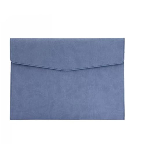 Umschlagmappe Tasche, Dokumententasche aus PU-Leder mit mehrfarbigem 330 x 240 mm-2er-Pack(Blue) von YDHSIKK