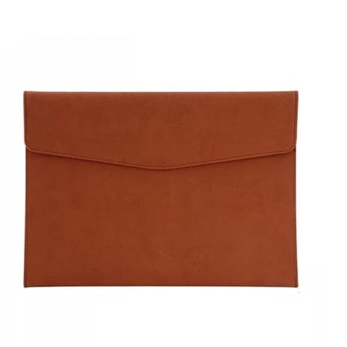 Umschlagmappe Tasche, Dokumententasche aus PU-Leder mit mehrfarbigem 330 x 240 mm-2er-Pack(Brown) von YDHSIKK