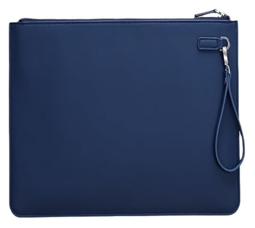 Umschlagmappe Tasche, Lederumschlag Bargeld Brieftasche Dokumentenhalter Dateiordner A4 Business Datei Beutel Multicolor 24,8 x 34,5 cm(Blue) von YDHSIKK