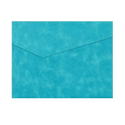 Umschlagmappe Tasche, PU-Leder-Dokumententasche-Organizer zur Aktenaufbewahrung, 34 x 26 cm, Mehrfarbig, 2er-Pack(Green) von YDHSIKK