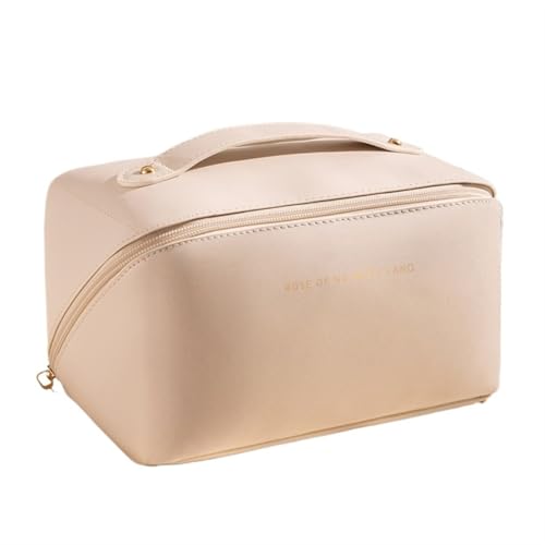 YDHSIKK Large Space Portable Travel Cosmetics Bag Organizer with Pillow Shape for Makeup Storage(White) von YDHSIKK