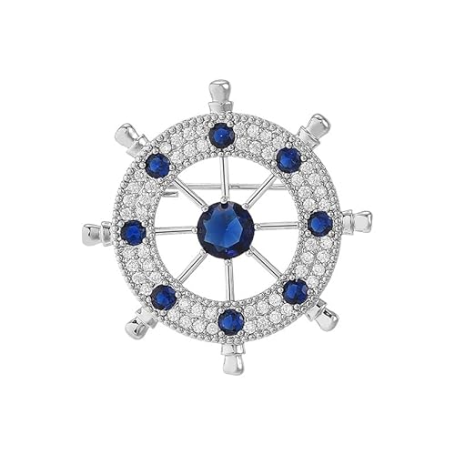 YDOIIU Schiffsrad-Brosche, Helm, Anstecknadel, Schmuckgeschenke für Damen und Herren YDOIIU Schiffsrad-Brosche, Helm, Anstecknadel, Schmuckgeschenke für Damen und Herren von YDOIIU