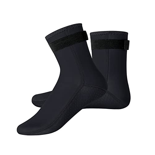 YDQUANI 3mm Neopren Neoprenanzug Socken Thermal Anti-Rutsch Tauchen Socken Stiefel für Männer Frauen Schnorcheln Schwimmen Surfen von YDQUANI