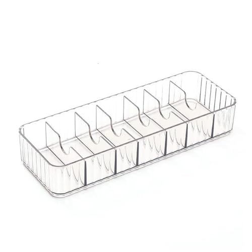 YDRCESMI Multifunktionale Kabel-Organizer-Box mit Mehreren Fächern, ideal für die Organisation zu Hause, auf dem Schreibtisch und im Büro (Transparentes Grau) von YDRCESMI