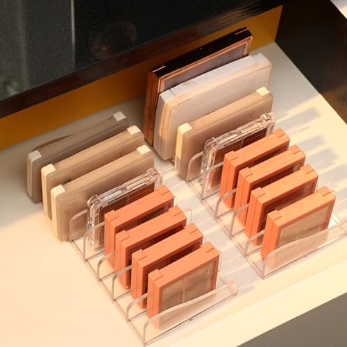 Lidschatten-Paletten-Organizer, Transparenter Lidschatten-Paletten-Organizer, Lidschatten-, Make-up-Organizer, Kunststoff-Make-up-Display, Aufbewahrungshalter, Multifunktional, von YDuupxe