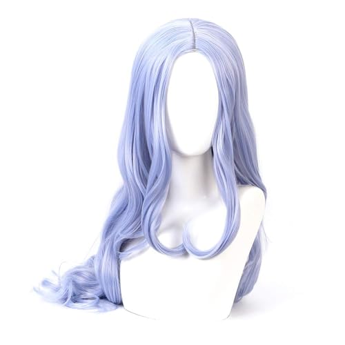 YEAJION Eri Cosplay Perücke Silber Lange Anime My Hero Academia Cosplay Verkleidung Eri Wig Halloween Karneval Party Cosplay Kostüm Zubehör Erwachsene von YEAJION