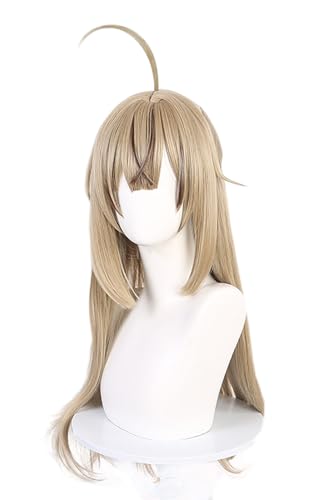 YEAJION Genshin Impact Cosplay Kirara Perücke Lange Genshin Cosplay Verkleidung Kirara Cosplay Wig Halloween Karneval Party Bühnenauftritt Cosplay Kostüm Zubehör Erwachsene von YEAJION