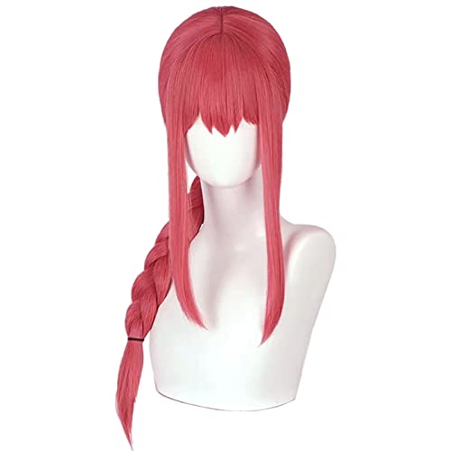 YEAJION Makima Cosplay Perücke Anime Chainsaw Man Cosplay Perücke Makima Wig Halloween Karneval Party Bühnenauftritt Cosplay Zubehör Erwachsene von YEAJION