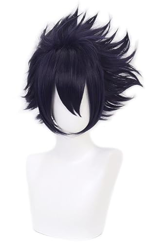 YEAJION Tamaki Amajiki Cosplay Perücke Kurz Anime My Hero Academia Cosplay Verkleidung Amajiki Tamaki Wig Halloween Karneval Party Cosplay Kostüm Zubehör Erwachsene von YEAJION