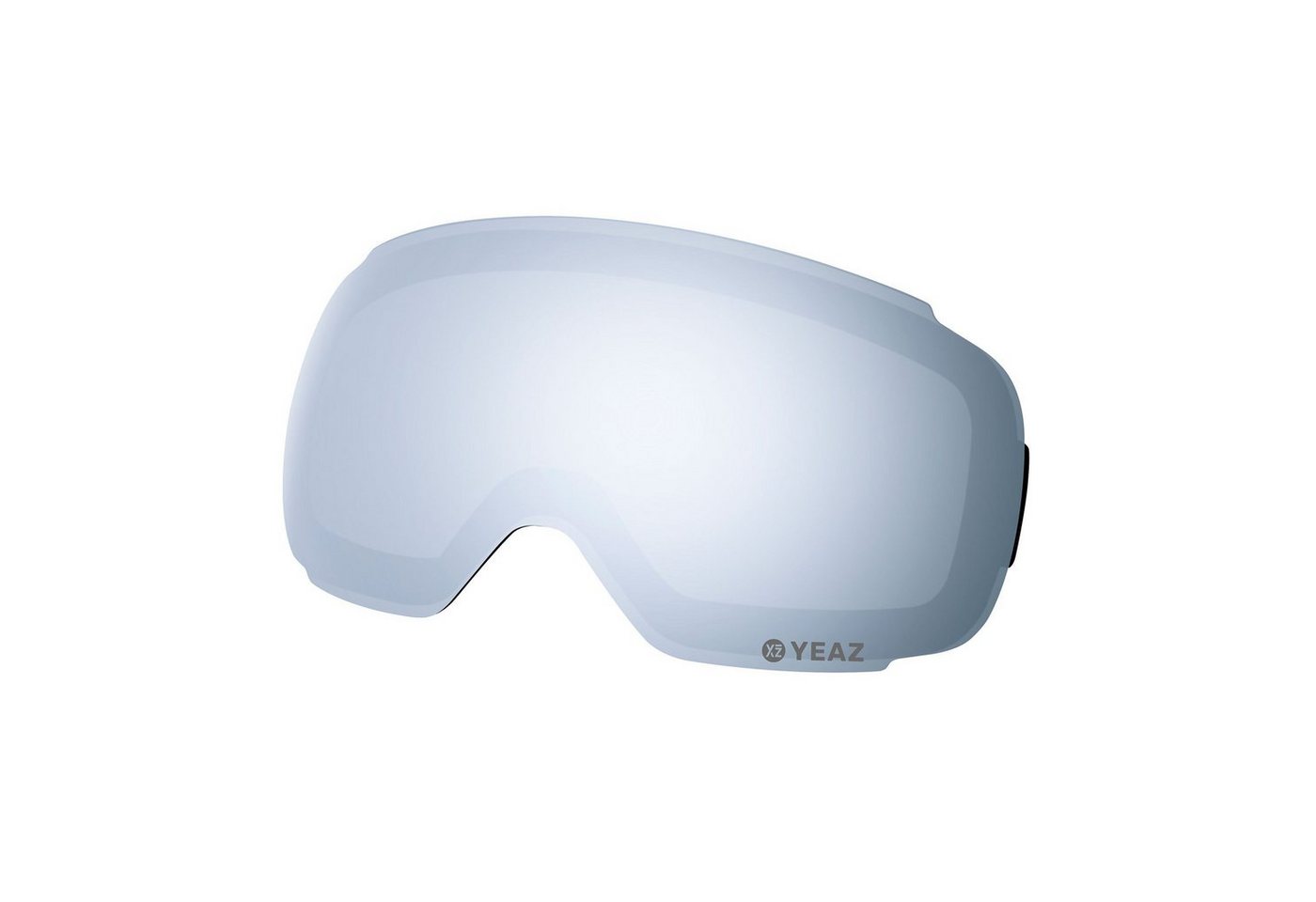 YEAZ Skibrille TWEAK-X wechselglas für ski- snowboardbrille, Magnetisches Wechselglas silber verspiegelt von YEAZ