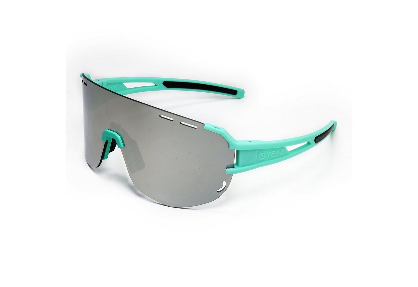 YEAZ Sportbrille SUNGLOW sport-sonnenbrille weiß/blau, Sport-Sonnenbrille von YEAZ