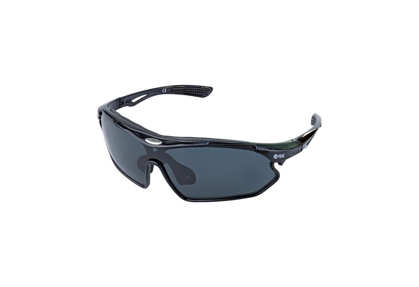 YEAZ Sportbrille SUNRAY sport-sonnenbrille schwarz/polarisiert, Sport-Sonnenbrille schwarz/polarisiert von YEAZ