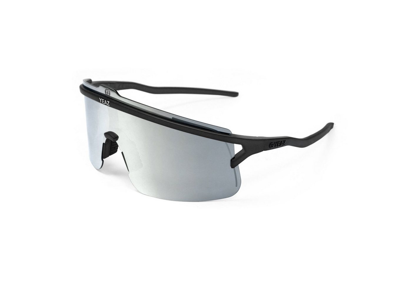 YEAZ Sportbrille SUNSHADE sport-sonnenbrille black/silver, Erlebe perfekte Sicht, Komfort und Style von YEAZ