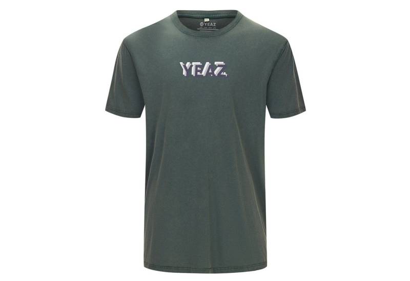 YEAZ T-Shirt CHAWLAY T-Shirt T-Shirt im Vintage Look aus hochwertigem veganem Material-Mix von YEAZ