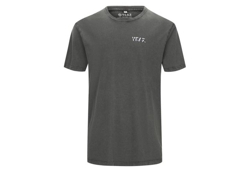YEAZ T-Shirt CHAWLAY T-Shirt T-Shirt im Vintage Look aus hochwertigem veganem Material-Mix von YEAZ