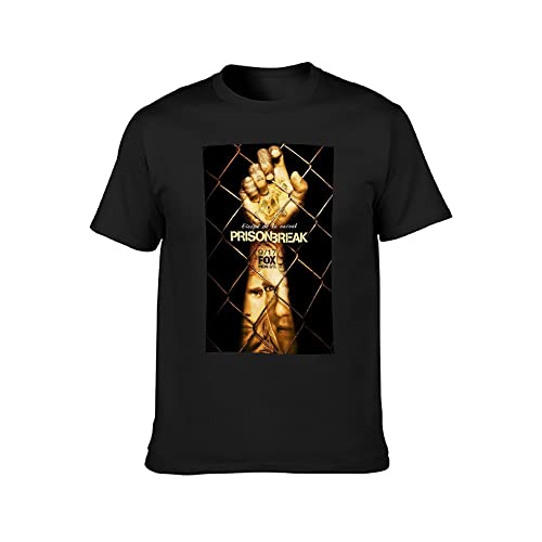Prison Break Season 5 Michael Scofield Punk Rock T-Shirt Mens Unisex Black Tees M Prison Break Season 5 Michael Scofield Punk Rock T-Shirt Mens Unisex Black Tees M von YEBEI