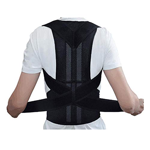 Geradehalter zur Haltungskorrektur, Haltungskorrektur Rücken Herren Damen Rückentrainer Rückenstütze Schultergurt Haltungstrainer Posture Corrector für Nacken Rücken Schulterschmerzen(XXL,Schwarz) Geradehalter zur Haltungskorrektur, Haltungskorrektur Rücken Herren Damen Rückentrainer Rückenstütze Schultergurt Haltungstrainer Posture Corrector für Nacken Rücken Schulterschmerzen(XXL,Schwarz) von YEBIRAL