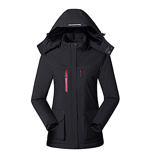 YEBIRAL Damen Beheizbare Jacke mit 4 Heizzone, Warm Winterjacke 3 Einstellbare Heizstufe USB Eletriksche Heizjacke Wasserdicht Winddicht Softshell Beheizte Jacke für Outdoor Wandern Camping YEBIRAL Damen Beheizbare Jacke mit 4 Heizzone, Warm Winterjacke 3 Einstellbare Heizstufe USB Eletriksche Heizjacke Wasserdicht Winddicht Softshell Beheizte Jacke für Outdoor Wandern Camping von YEBIRAL