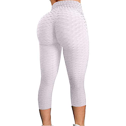 YEBIRAL Damen Tik Tok Leggings Scrunch Butt Po Lifting Sporthose Push Up Sportsleggings High Waist Yogahose Booty Anti Cellulite Sport Leggings Shape Jogginghose für Workout Gym Fitness von YEBIRAL