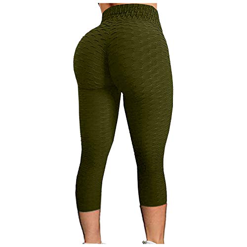 YEBIRAL Damen Tik Tok Leggings Scrunch Butt Po Lifting Sporthose Push Up Sportsleggings High Waist Yogahose Booty Anti Cellulite Sport Leggings Shape Jogginghose für Workout Gym Fitness von YEBIRAL