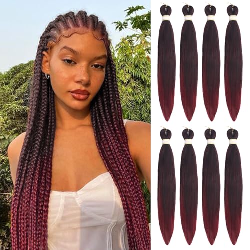 Yebo 26Inch Pre gestreckt Flechten Haar 8Packs Easy Braiding Haar weich Yaki Textur synthetische Zöpfe Extensions Haar für Frauen Yebo 26Inch Pre gestreckt Flechten Haar 8Packs Easy Braiding Haar weich Yaki Textur synthetische Zöpfe Extensions Haar für Frauen von YEBO