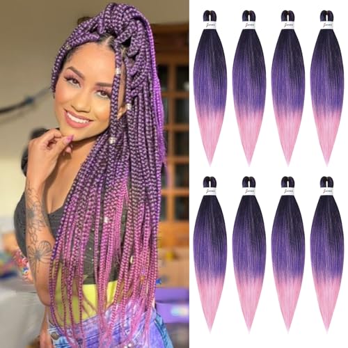 Yebo Pre gestreckt Flechten Haar 20Inch 8Packs Easy Braids Erweiterungen Haar weich Yaki Textur synthetisches Haar für Flechten Kaneklon Zöpfe Haarverlängerungen für Frauen Yebo Pre gestreckt Flechten Haar 20Inch 8Packs Easy Braids Erweiterungen Haar weich Yaki Textur synthetisches Haar für Flechten Kaneklon Zöpfe Haarverlängerungen für Frauen von YEBO