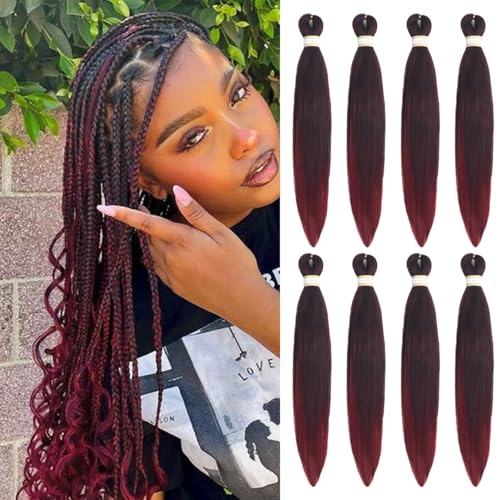 Yebo Pre gestreckt Flechten Haar 20Inch 8Packs Easy Braids Erweiterungen Haar weich Yaki Textur synthetisches Haar für Flechten Kaneklon Zöpfe Haarverlängerungen für Frauen Yebo Pre gestreckt Flechten Haar 20Inch 8Packs Easy Braids Erweiterungen Haar weich Yaki Textur synthetisches Haar für Flechten Kaneklon Zöpfe Haarverlängerungen für Frauen von YEBO
