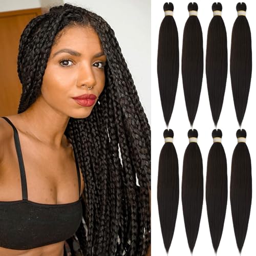 Yebo Pre gestreckt Flechten Haar 30inch 8Packs Easy Braiding Haar weich Yaki Textur synthetische Zöpfe Extensions Haar für Frauen Yebo Pre gestreckt Flechten Haar 30inch 8Packs Easy Braiding Haar weich Yaki Textur synthetische Zöpfe Extensions Haar für Frauen von YEBO