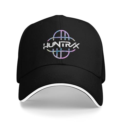 YEGTQAON Vintage und klassisch K POP Demon Hunters Logo Baseball Cap HUNTRIX y2k Niedliche Trucker Hut Sommer Unisex-Teens Laufen Hippie Baseball Caps langlebig und bequem von YEGTQAON