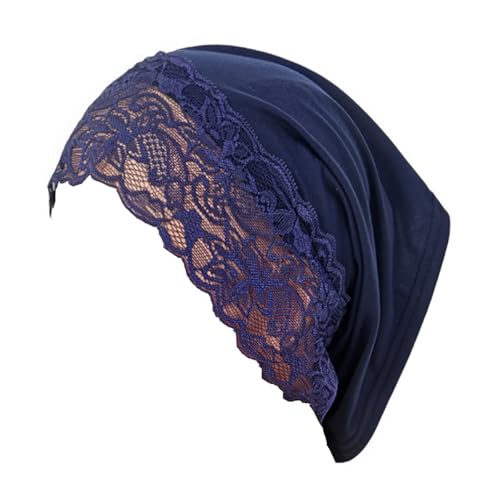 YEHUDAF LEE Kopftuch-Elastisches Kopftuch Damen Mütze in reiner Farbe,perfektes Turban Damen Kopftücher Chemo Bandana (14, Einheitsgröße) von YEHUDAF LEE