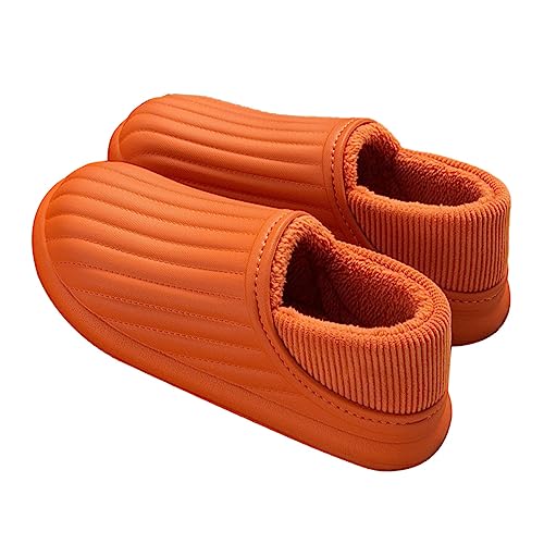 YEKIM Herren und Damen Hausschuhe Winter wasserdichte Hausschuhe Warme Home Slippers Paare Plüsch Hausschuhe, 17, 51 EU YEKIM Herren und Damen Hausschuhe Winter wasserdichte Hausschuhe Warme Home Slippers Paare Plüsch Hausschuhe, 17, 51 EU von YEKIM