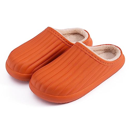 YEKIM Herren und Damen Hausschuhe Winter wasserdichte Hausschuhe Warme Home Slippers Paare Plüsch Hausschuhe, Breite: 260 mm, W260mm YEKIM Herren und Damen Hausschuhe Winter wasserdichte Hausschuhe Warme Home Slippers Paare Plüsch Hausschuhe, Breite: 260 mm, W260mm von YEKIM