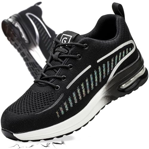 YEKOYIOO Arbeitsschuhe Herren Damen Leicht Stahlkappenschuhe Sicherheitsschuhe Sportlich Schutzschuhe mit Stahlkappe Safety Shoes rutschfest Atmungsaktiv Tarnfarbe Grau 43 EU YEKOYIOO Arbeitsschuhe Herren Damen Leicht Stahlkappenschuhe Sicherheitsschuhe Sportlich Schutzschuhe mit Stahlkappe Safety Shoes rutschfest Atmungsaktiv Tarnfarbe Grau 43 EU von YEKOYIOO