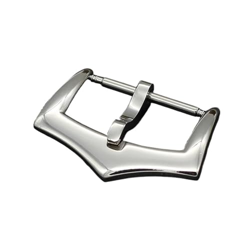 YELEMEABHB Armband Metallschließe passend for Vacheron VC Edelstahl 18MM Uhrenverschluss(PP silvery,18mm) von YELEMEABHB