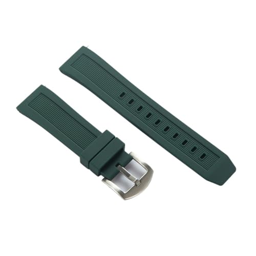 YELEMEABHB Silikonarmband 20 mm 22 mm passend for Citizen Series Quick Release Sports Waterproof Watch Band individuell angepasst Uhrenarmband(Green,20mm) von YELEMEABHB