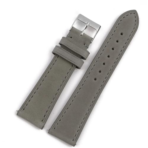 YELEMEABHB Uhrenarmband for Schnellverschluss, 18 mm, 19 mm, 20 mm, 22 mm, for Herren und Damen, Ersatzarmband Uhrenarmband(Light gray,22MM_M-120 80MM) von YELEMEABHB