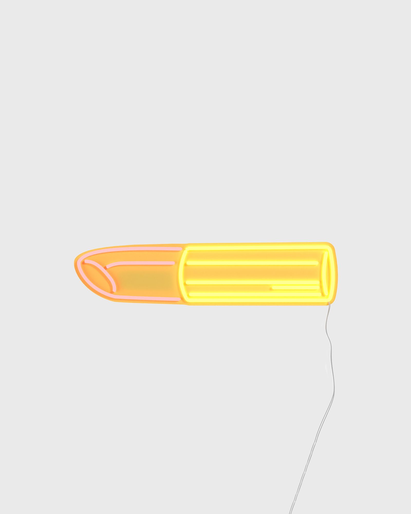 YELLOWPOP GOLDEN LIPSTICK YP X TOM WESSELMANN LED NEON - EU PLUG men Lighting yellow in Größe:ONE SIZE von YELLOWPOP