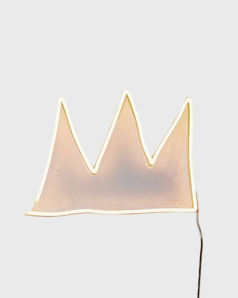 YELLOWPOP Jean Michel Basquiat Crown - EU PLUG men Lighting yellow in Größe:ONE SIZE von YELLOWPOP