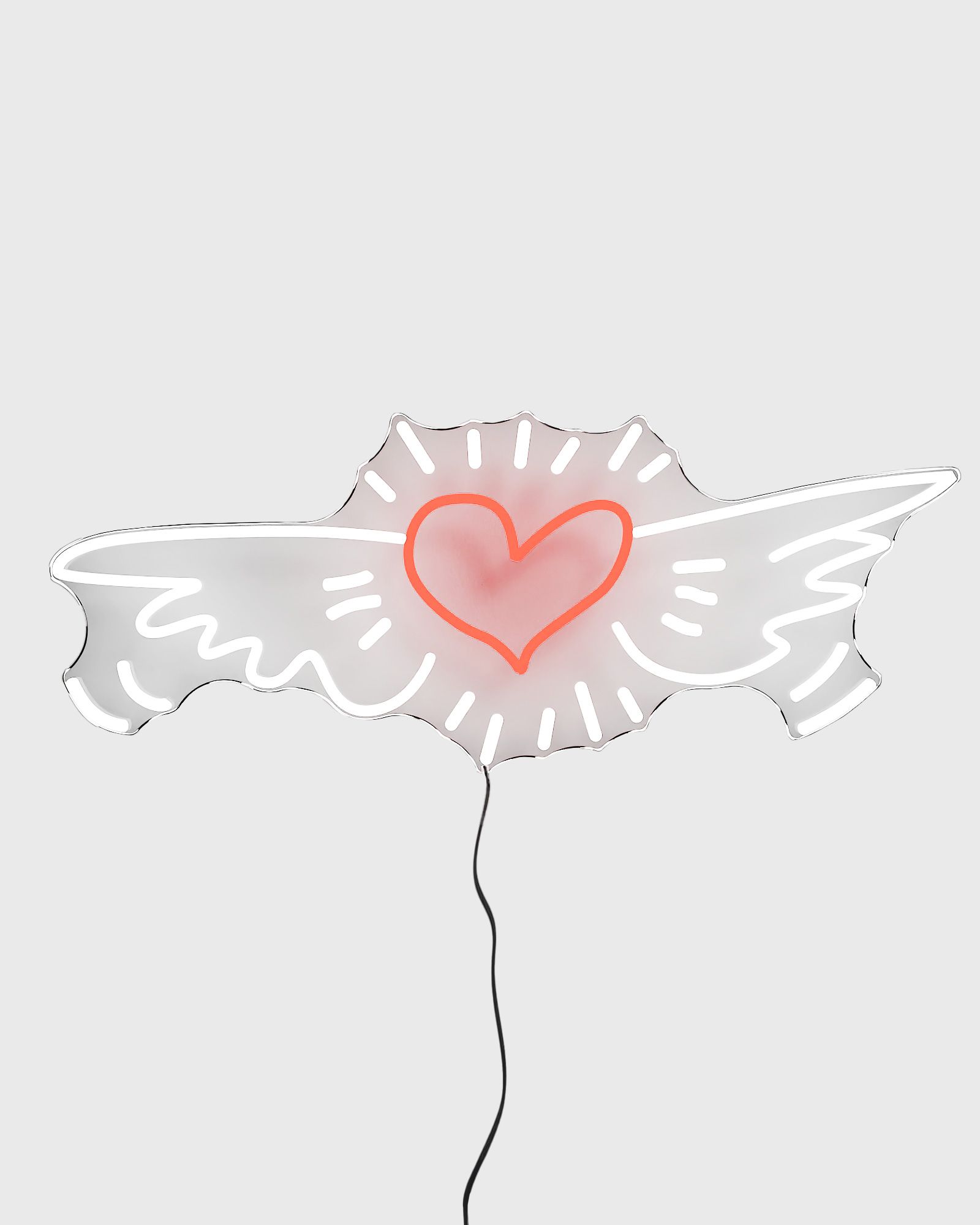 YELLOWPOP Keith Haring Flying Heart - EU PLUG men Home deco multi in Größe:ONE SIZE von YELLOWPOP