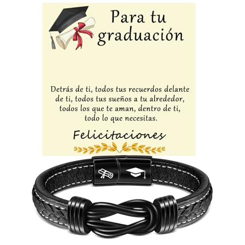 YELUWA Abschluss Geschenke für ihn, Klasse von 2025 Leder Graduierung Armband für ihn Männer Freund Sohn Enkel Neffe Bruder Klassenkamerad Masters Degree College Phd Absolvent gratulieren Grad ES YELUWA Abschluss Geschenke für ihn, Klasse von 2025 Leder Graduierung Armband für ihn Männer Freund Sohn Enkel Neffe Bruder Klassenkamerad Masters Degree College Phd Absolvent gratulieren Grad ES von YELUWA